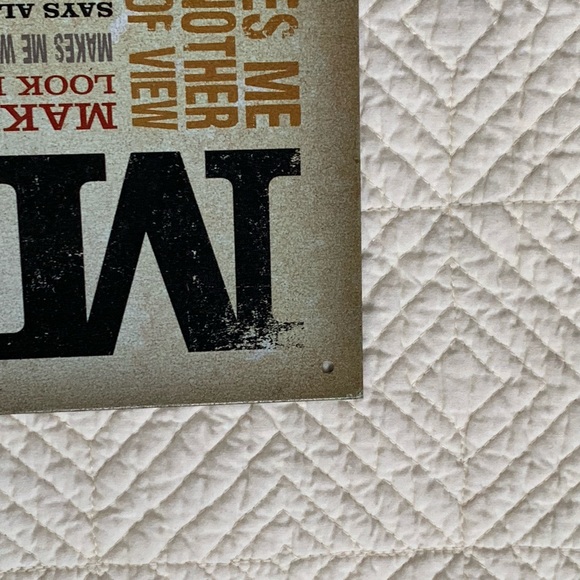 Guitar Metal Sign with Music Words Distressed Look - Picture 6 of 11